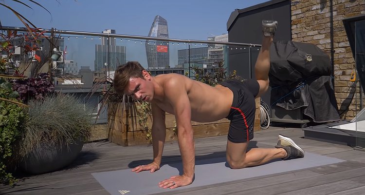 Flaming gay workout